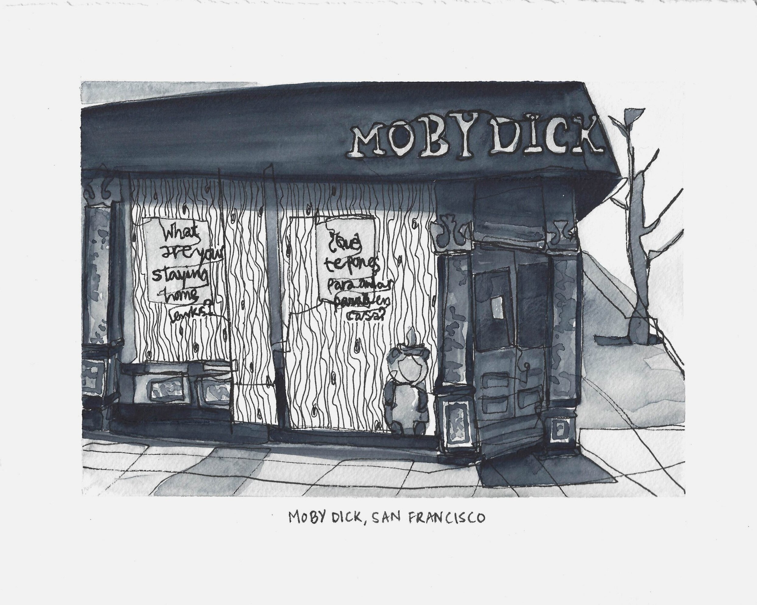 COVID-Closure Series; Moby Dick, San Francisco