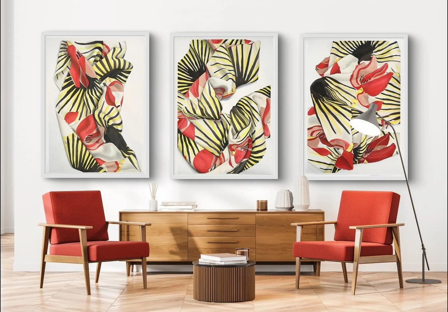 Palms and Blossoms I, II, & III are all available for purchase. If you act soon, you can get up to 20% off from now until August 31st! 
Contact me directly to have one or all three of these original watercolor paintings. 
Each piece is 40&rdquo