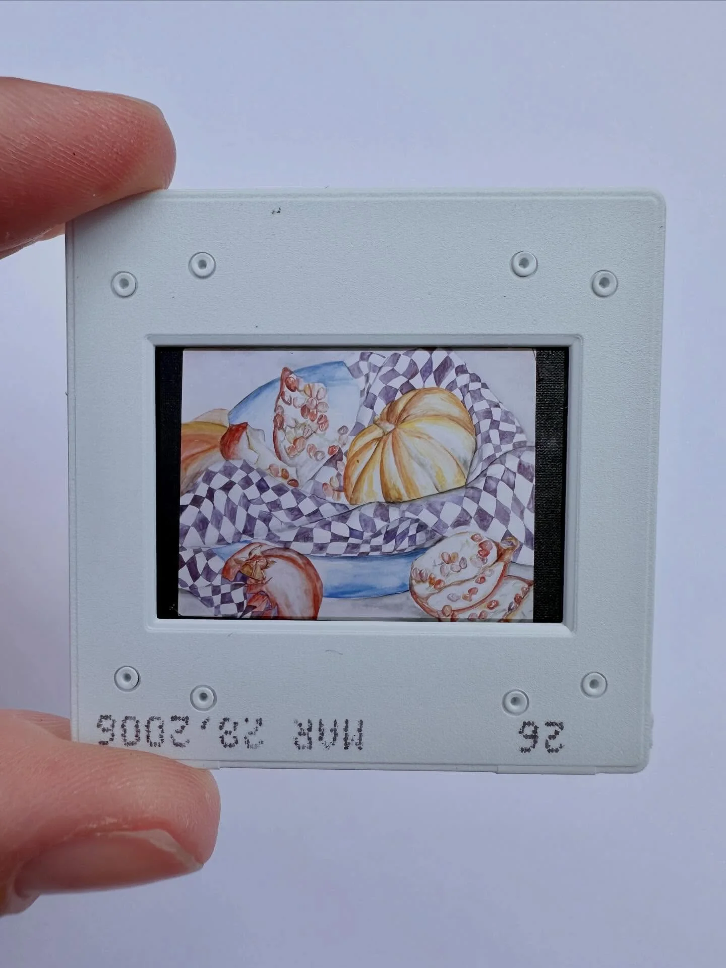 Anyone else have a full circle moment? 
I am cleaning and packing up my current studio space (because I&rsquo;m moving into a much bigger and more conducive space!!! -more on that later) and I came across a box of slides of my artwork from high schoo