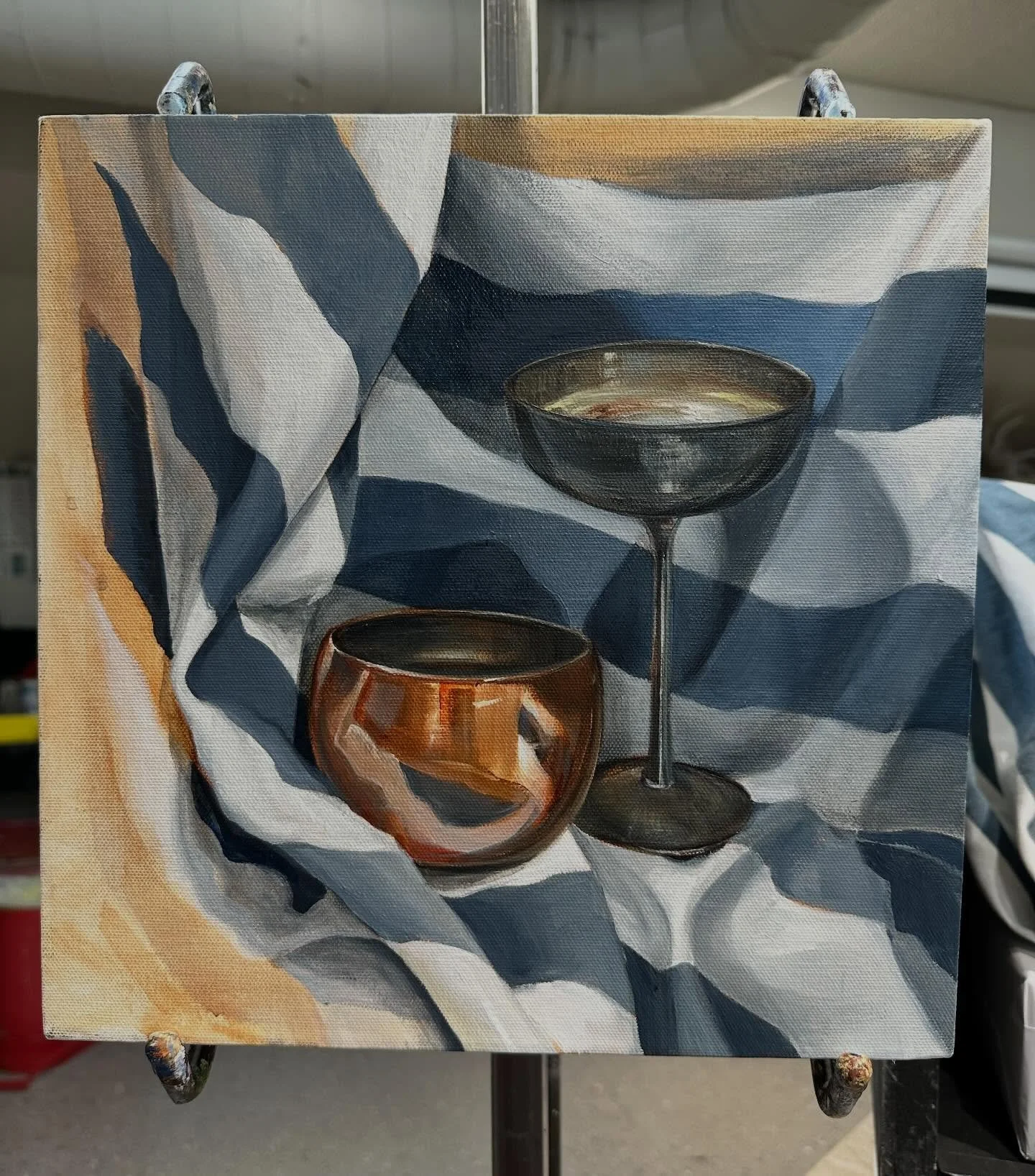 And that&rsquo;s a wrap!
For the semester and for this little painting study! I was telling my students that I probably haven&rsquo;t completed an oil painting in almost 10 years just because I&rsquo;ve been so into watercolor, but this got me excite