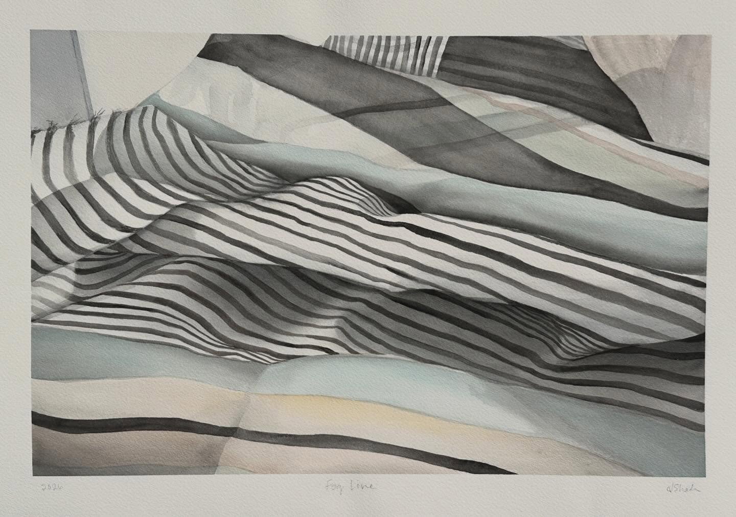 My painting &ldquo;Fog Line&rdquo; will be available at the 42nd annual Art From The Heart exhibition and silent auction @ssu_universityartgallery on Saturday, April 4th. Be sure not to miss it!

Fog Line
Watercolor on paper, 18&rdquo; x 23&rdquo;, 2