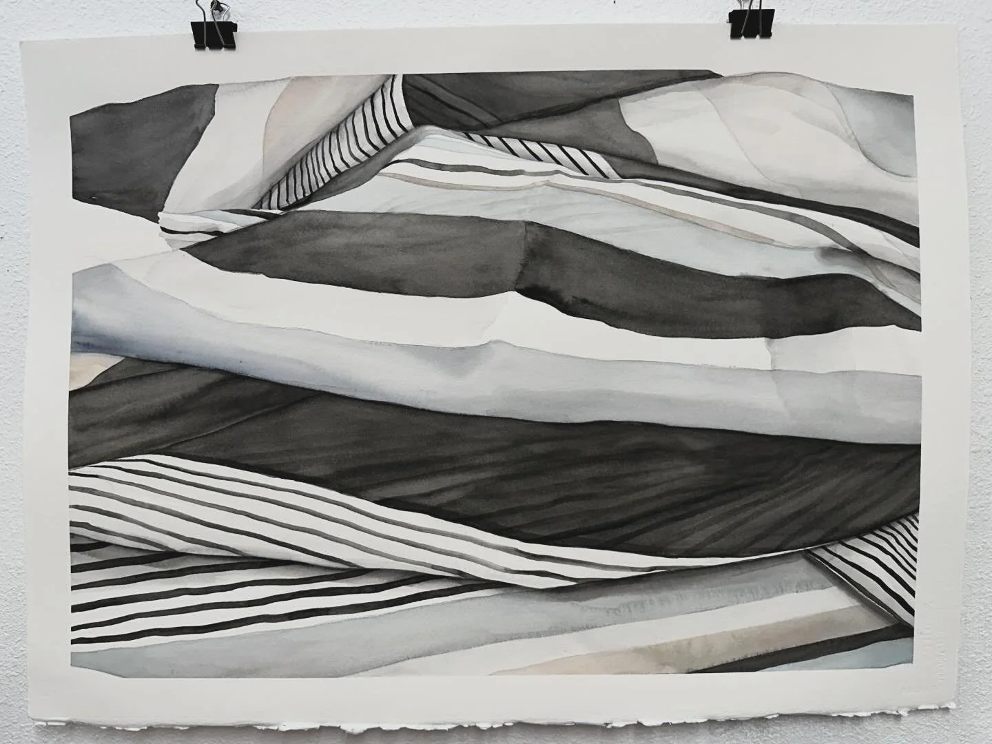 &ldquo;Incoming&rdquo;
Watercolor on paper 
20&rdquo; x 29.5&rdquo; 
2026