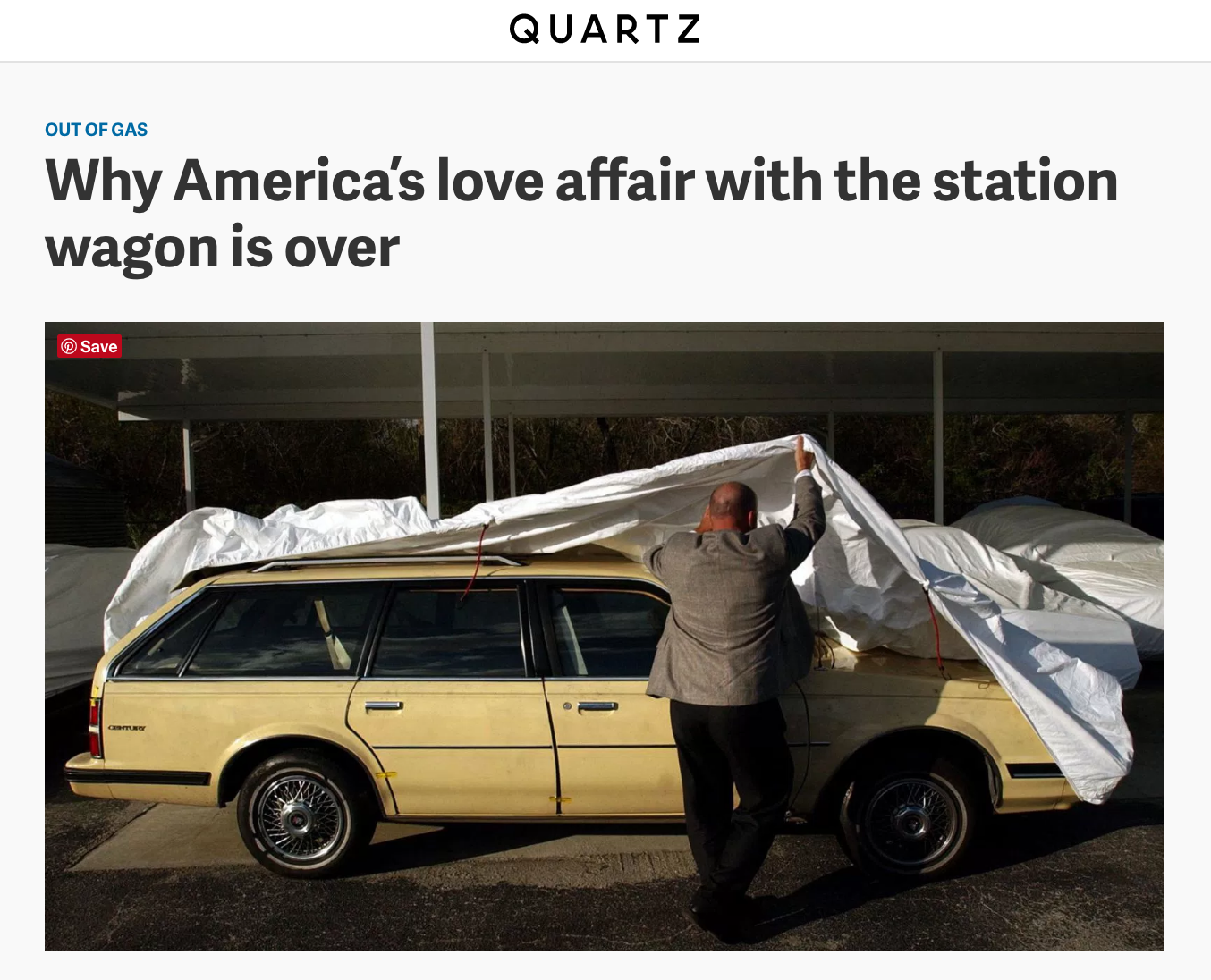 QZ: WHY AMERICANS DON'T LOVE STATION WAGONS