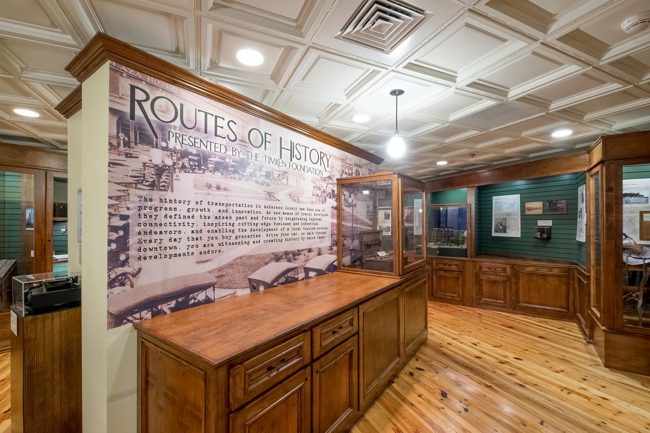 Routes of History Exhibit - Anderson County Museum