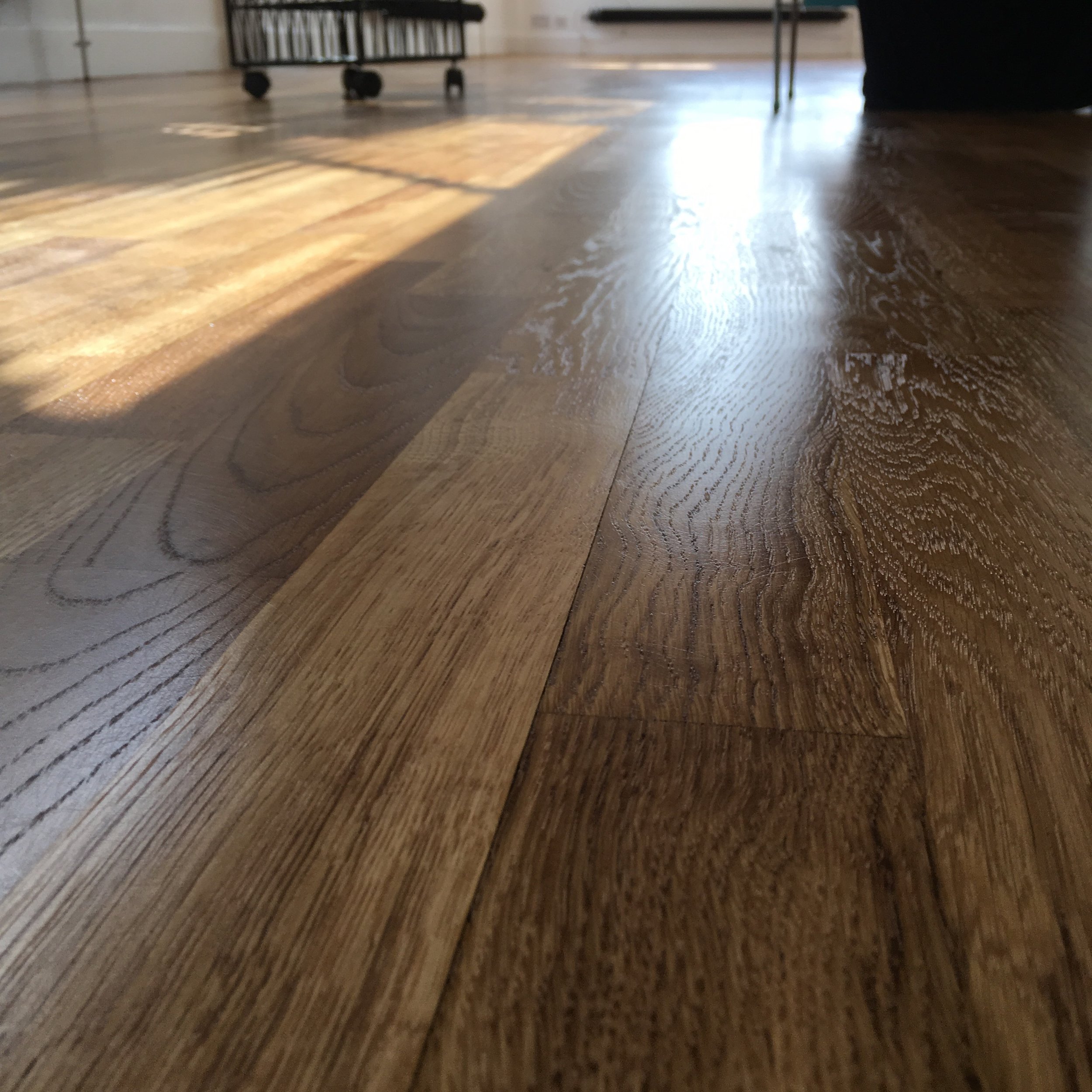Hardwax oiled oak  floor