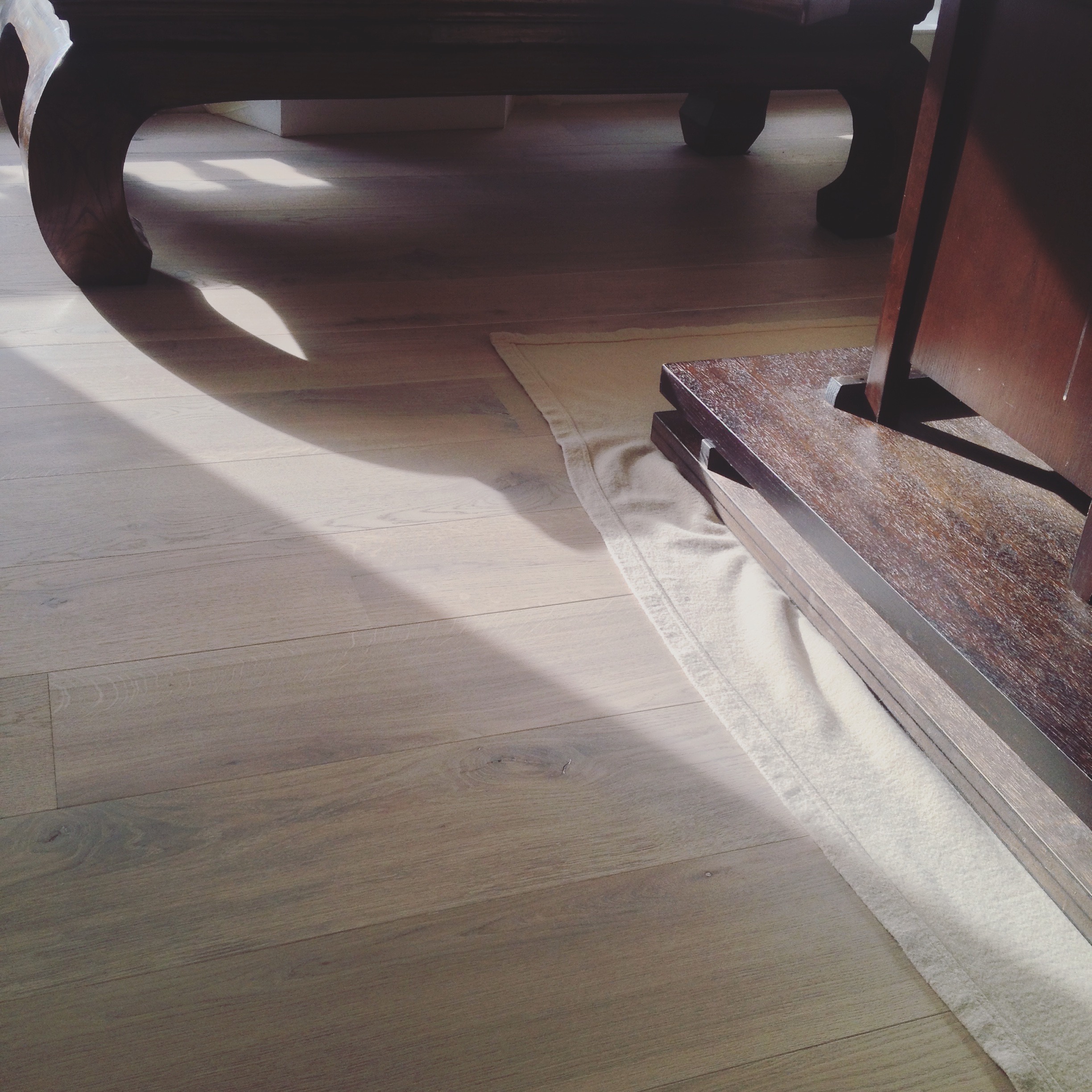 oak lye white oiled floor