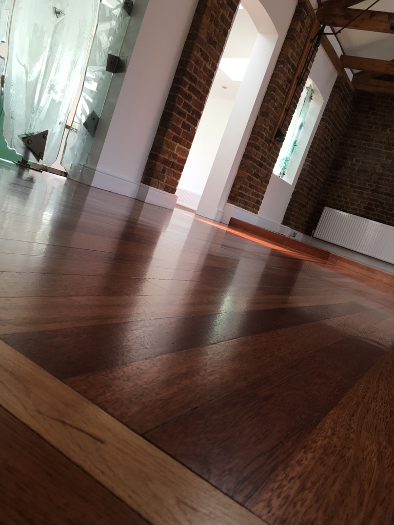 mahogany lacquered floor london