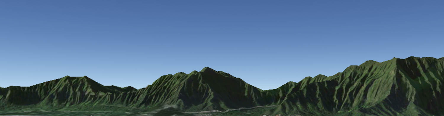 We spent hours staring at these ridge lines on Google Earth
