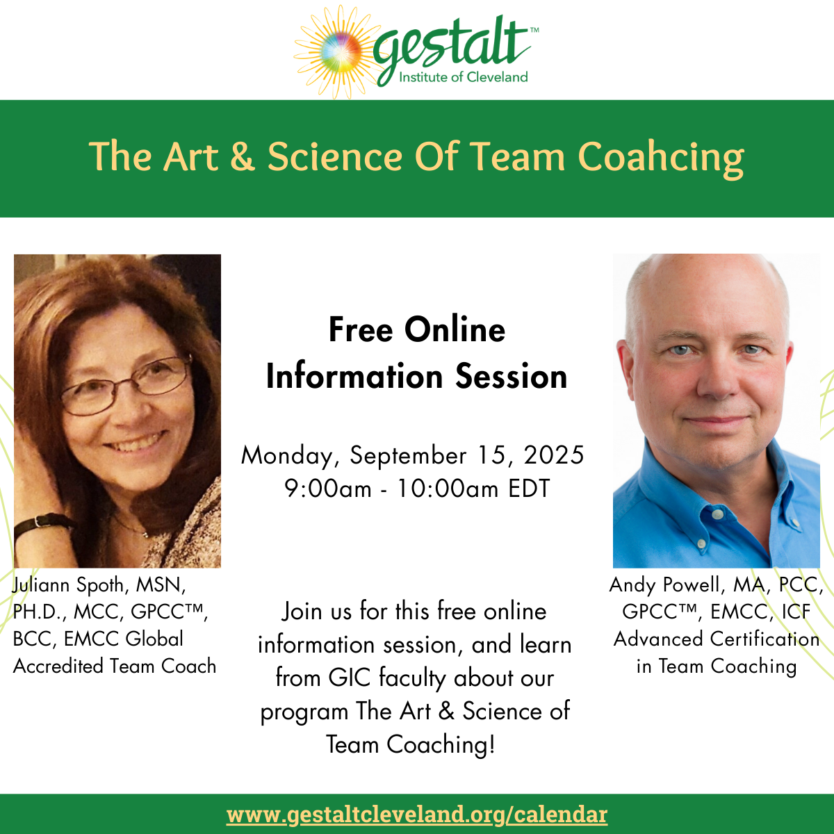 Free Info Session - Art & Science of Team Coaching