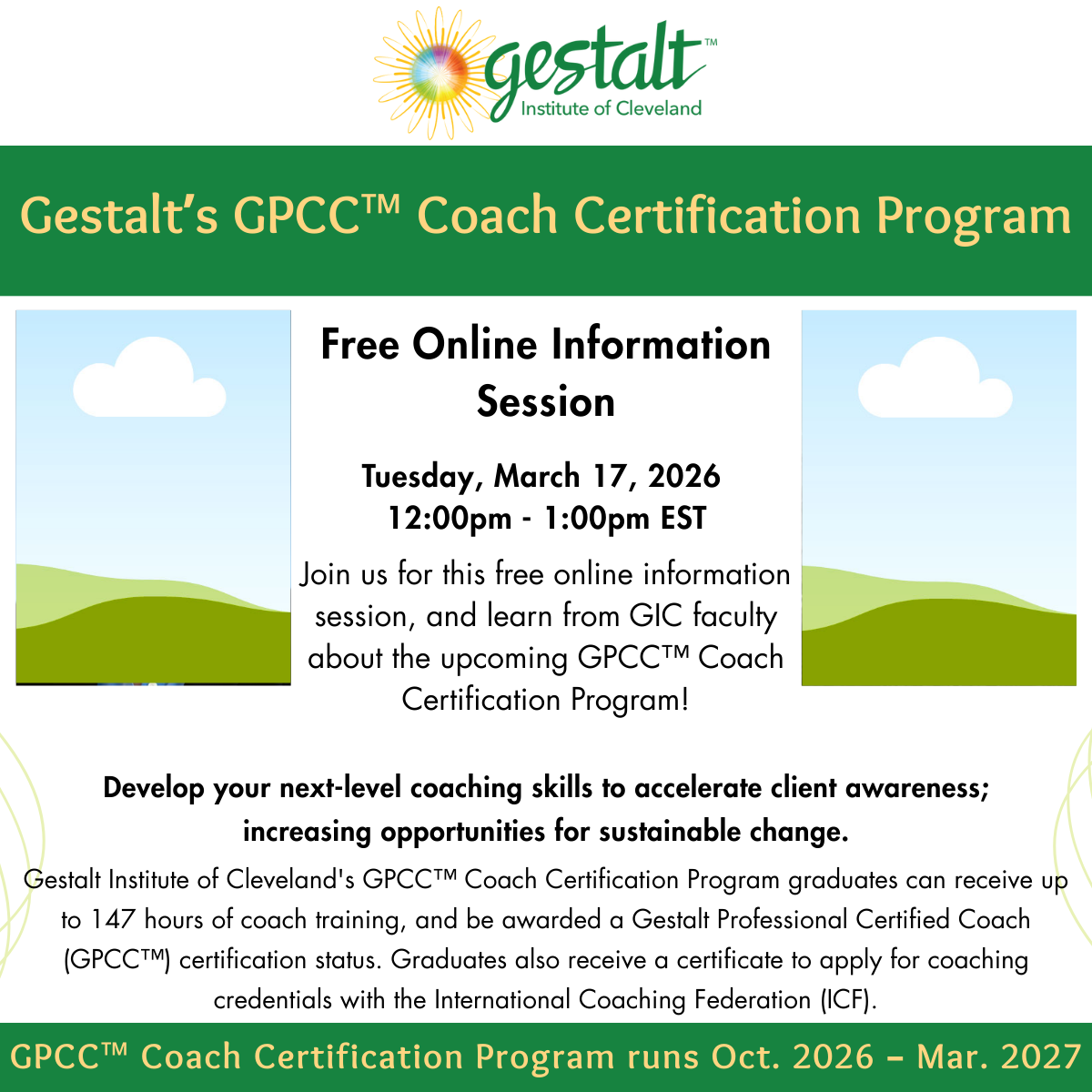 FREE Info Session - GPCC™ Coach Certification Program