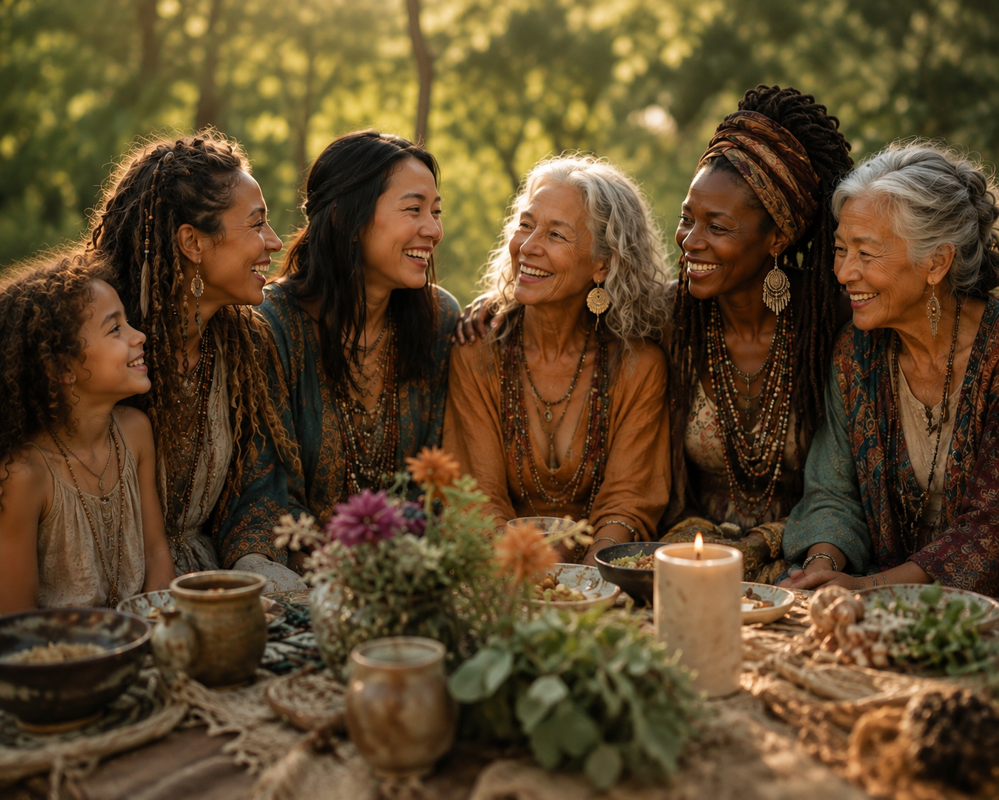 The Circle of Womanhood: Honoring the Journey from Maiden to Elder
