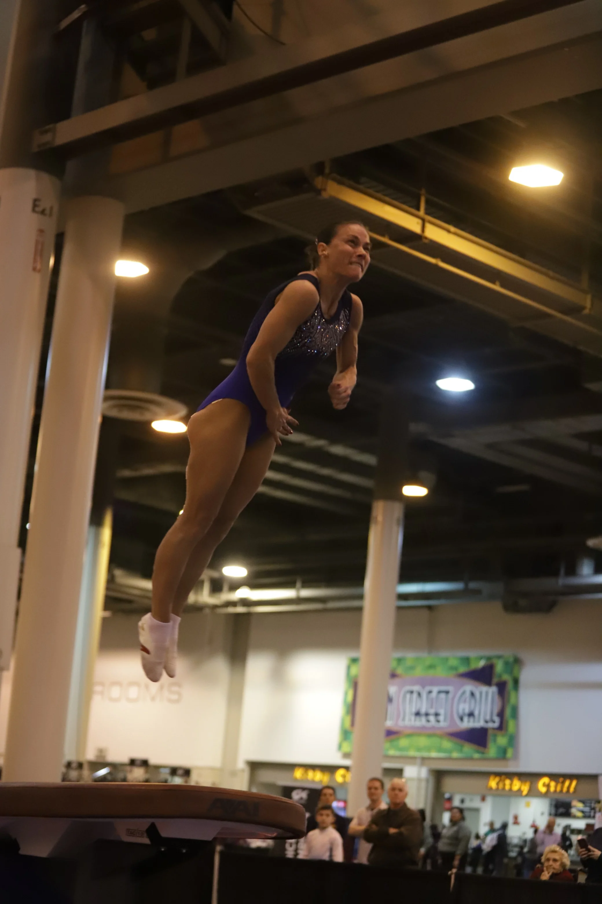 7x Olympian Oksana Chusovitina Vaulting