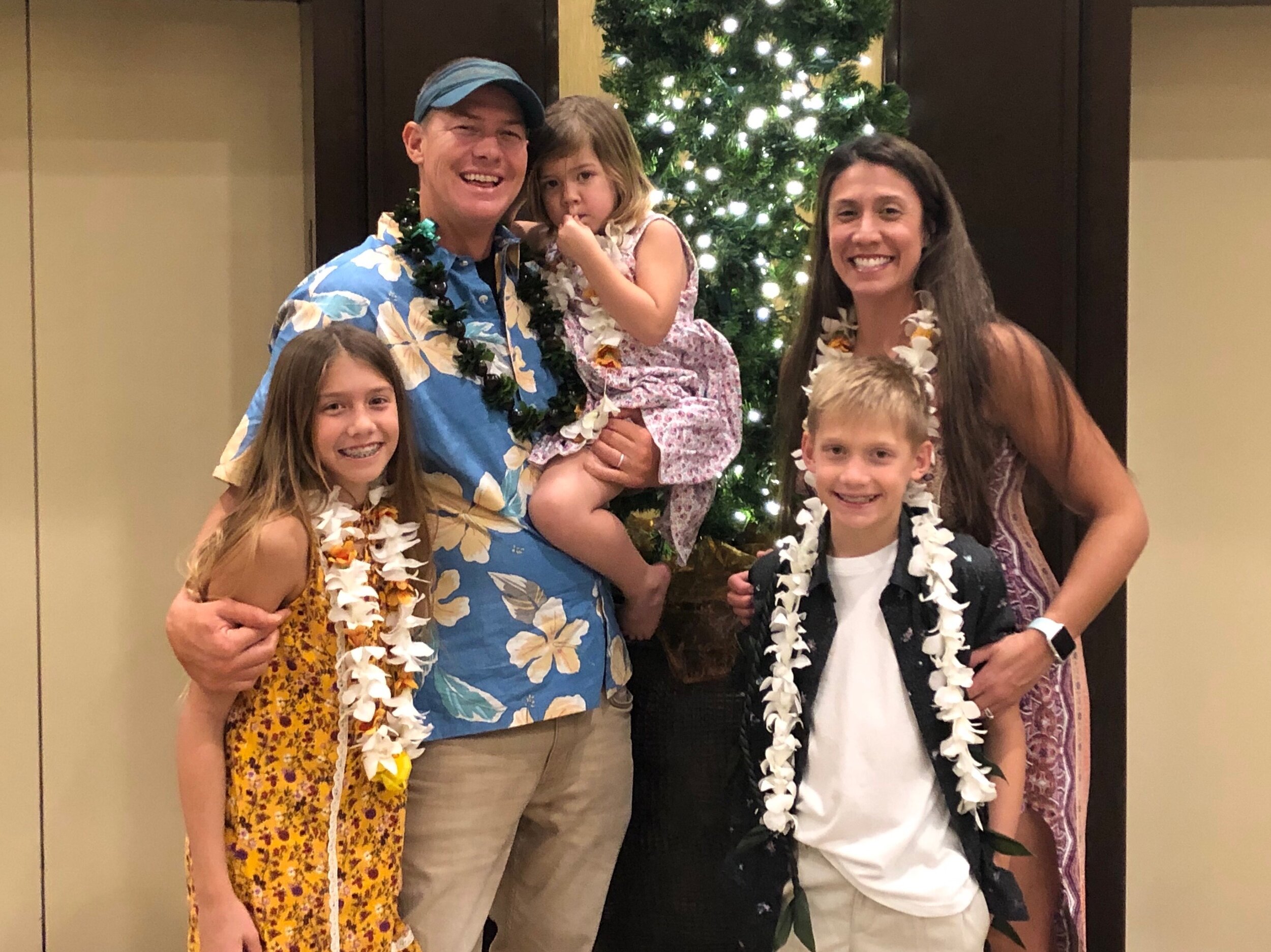 Matt and Christina Mauser, with kids Penny, Ivy, Thomas