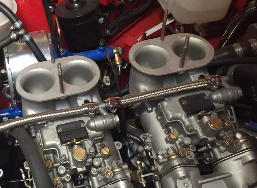 cast aluminum DCOE velocity elbow filter adapter — kooglewerks