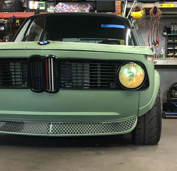 BMW 2002 carbon fiber air dam — kooglewerks