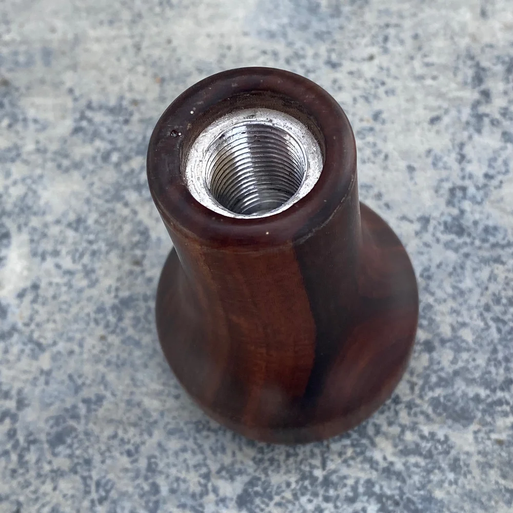 Custom wood shift knob with roundel — kooglewerks