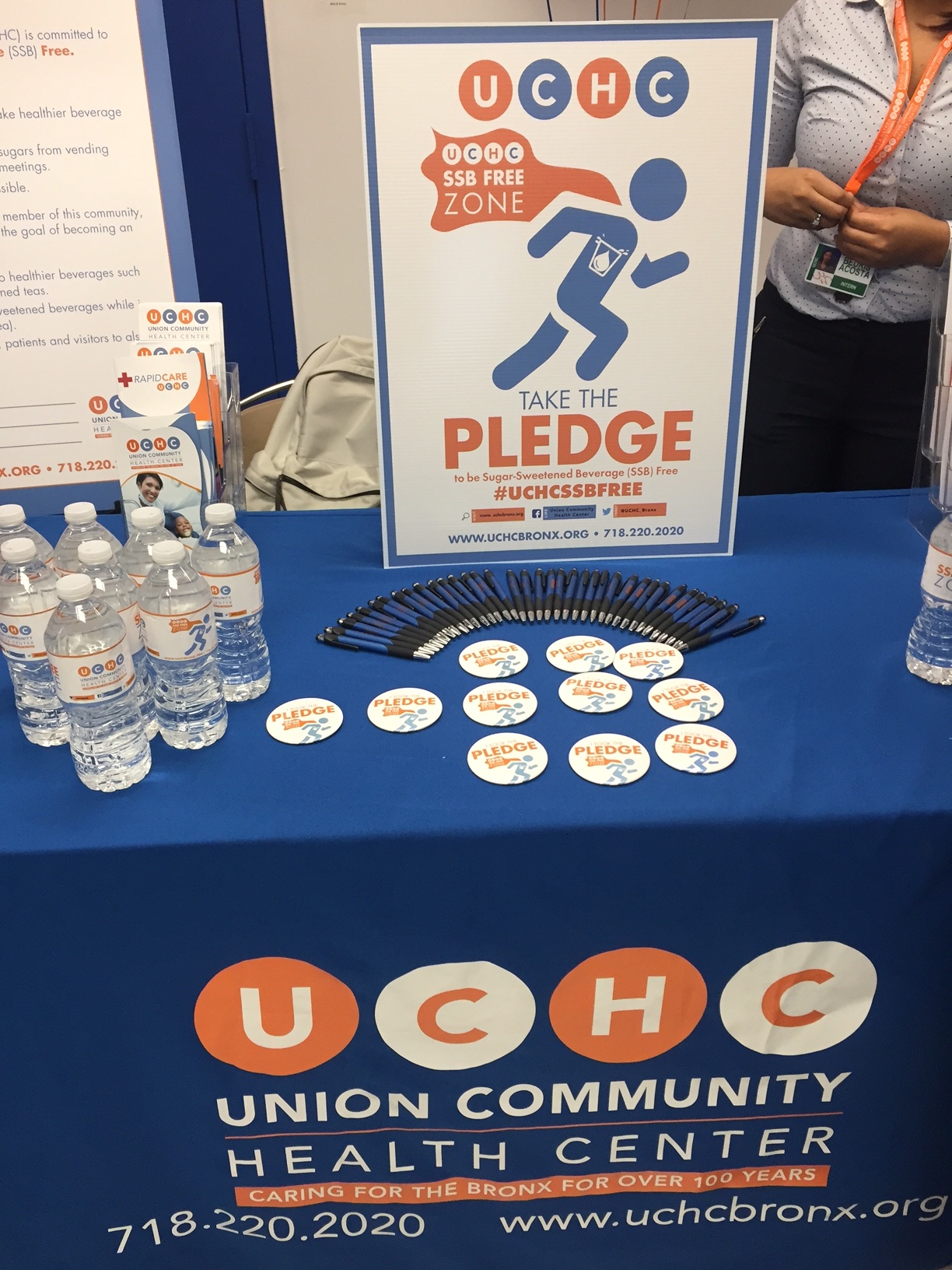 Union Health Community Center invites other organizations to take the pledge for a Healthy Beverage Zone.
