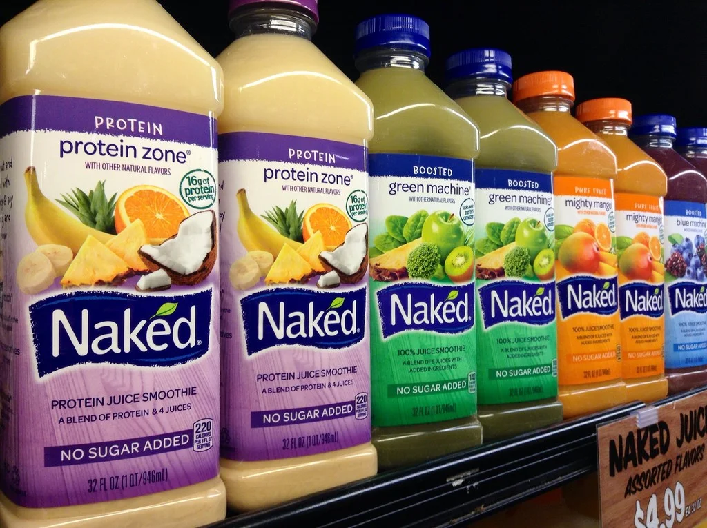Center for Science in the Public Interest sued Naked Juice for false and misleading marketing and labeling of their beverages. Photo credit