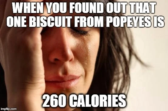 Meme developed by students in the Youth Food Educators Program targeting Popeyes.