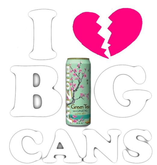 Image developed by Youth Food Educators student targeting AriZona beverages.
