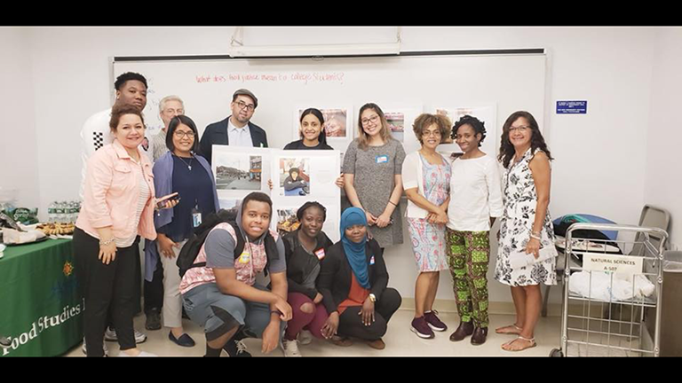 Figure 7. Hostos Food Security Advocates and guests who attended the May 2nd event.