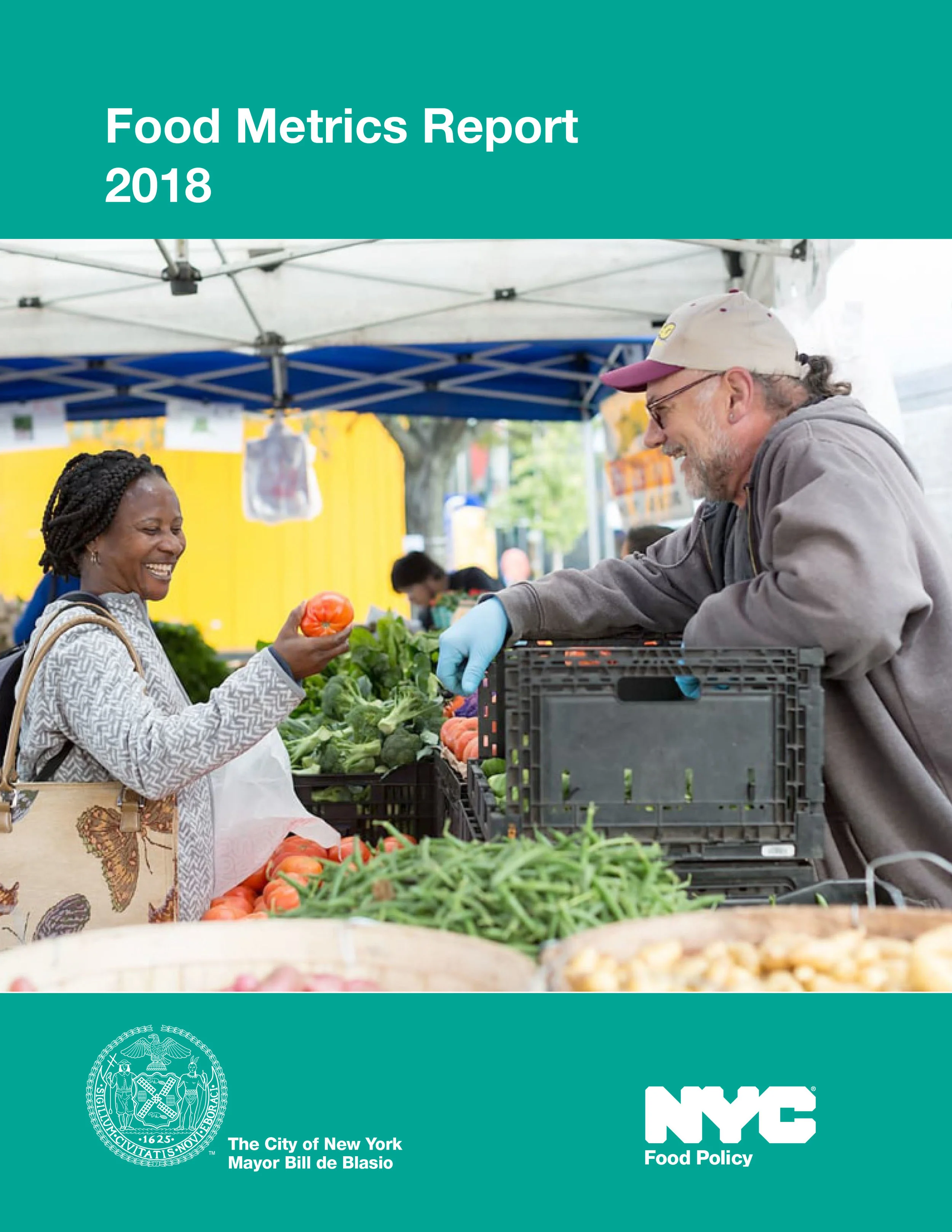 Source : NYC Office of the Director of Food Policy, Food Metrics Report 2018
