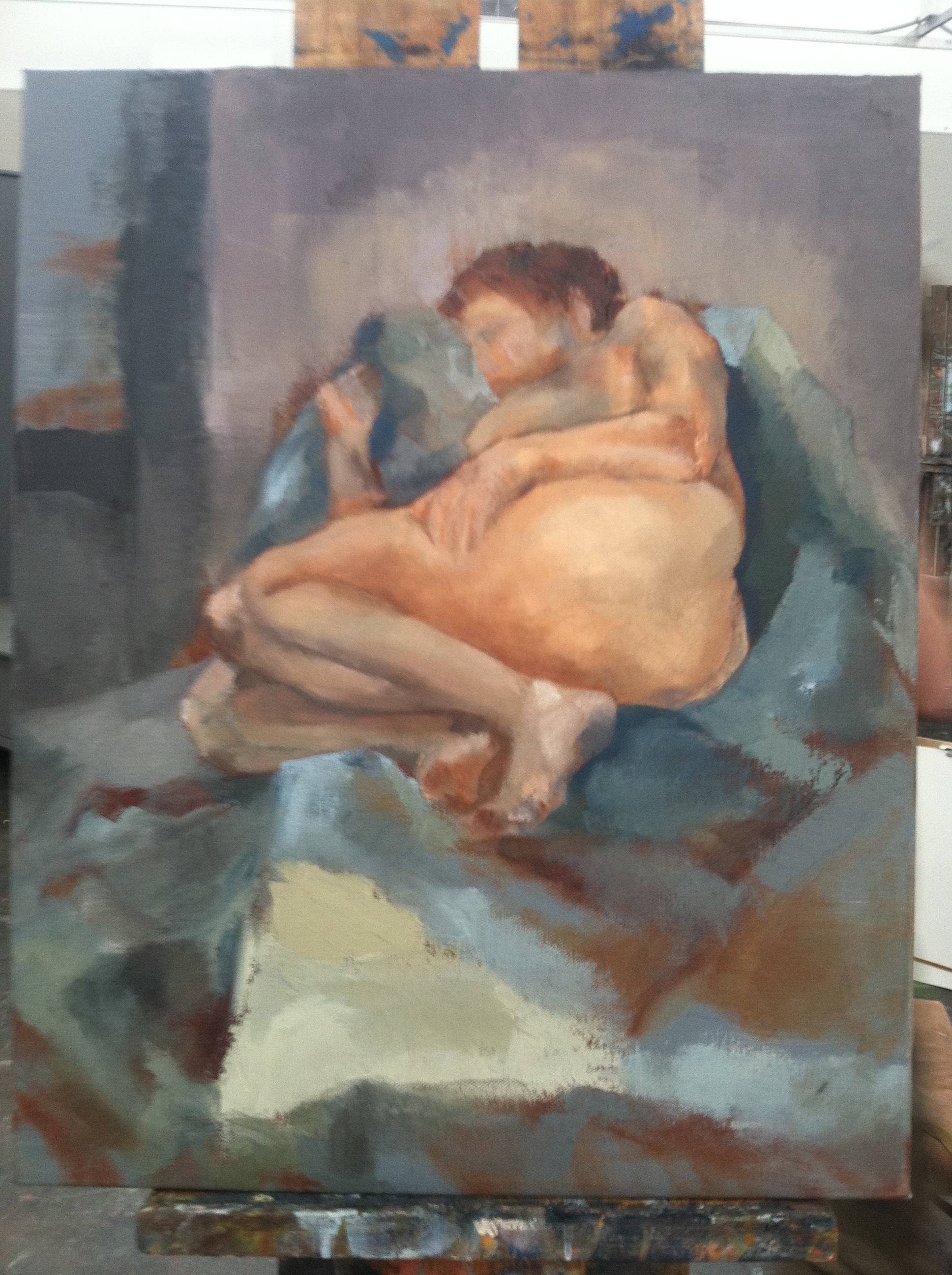 2012/13 A study in Ultramarine and Burnt Sienna