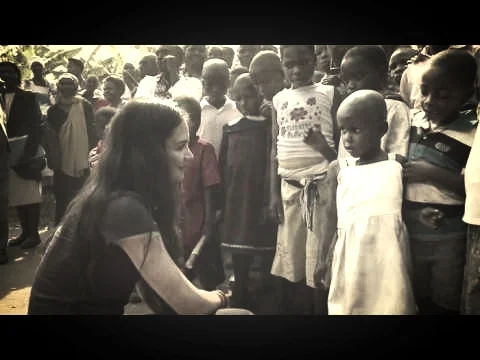 Katie Holmes in Uganda for Tommy Hilfiger