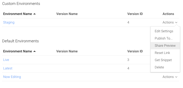 Custom Environment GTM