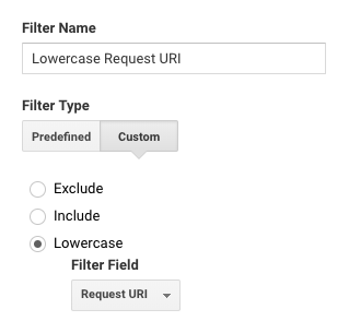 Google Analytics Filters