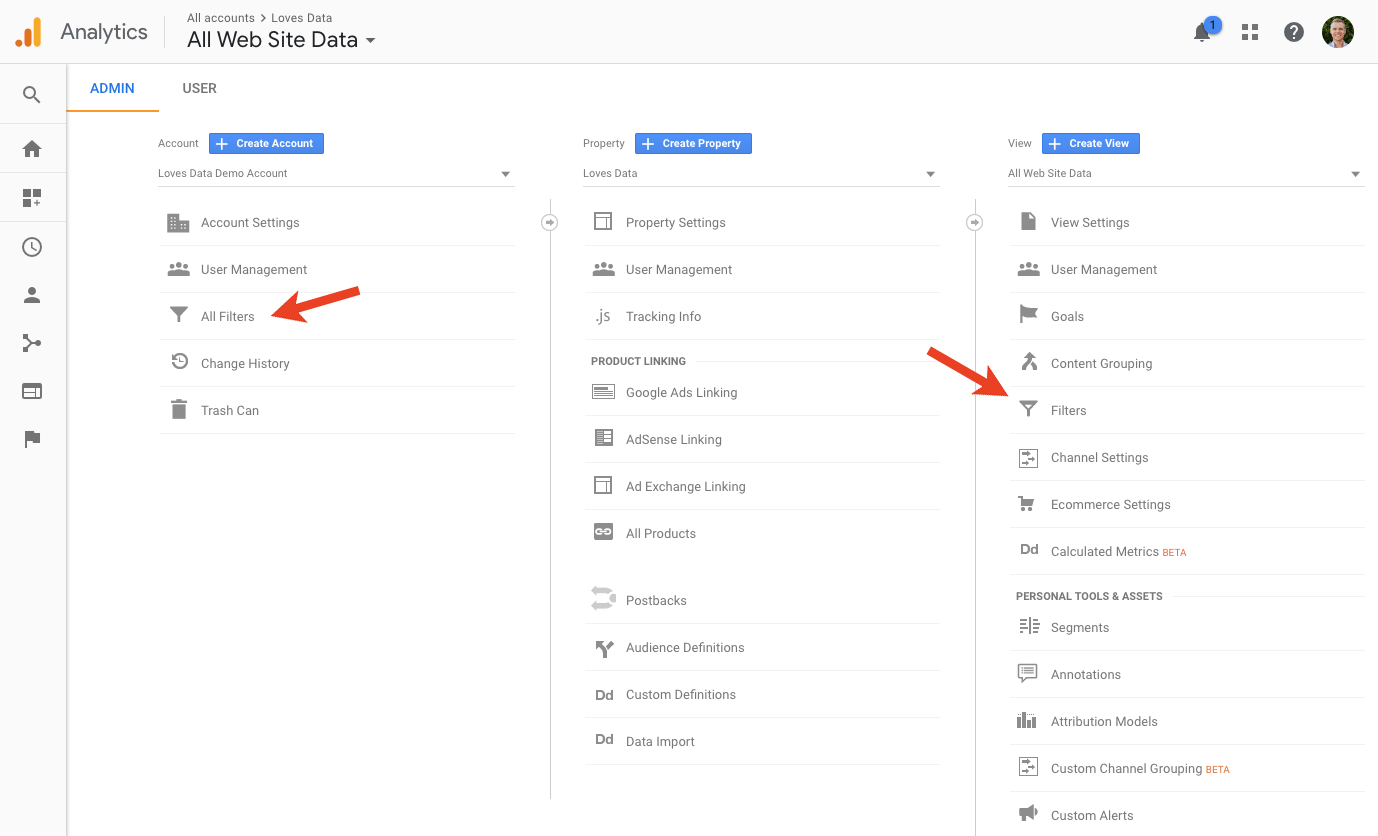 In Which Order Does Google Analytics Filter Data