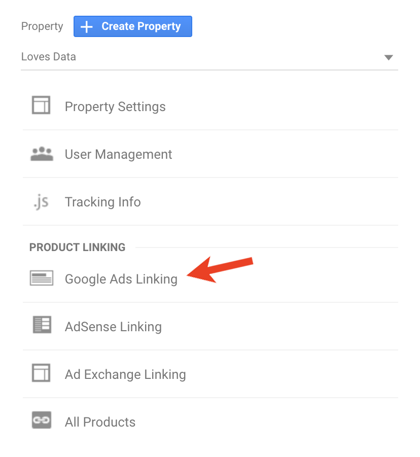 Linking Google Ads to Google Analytics