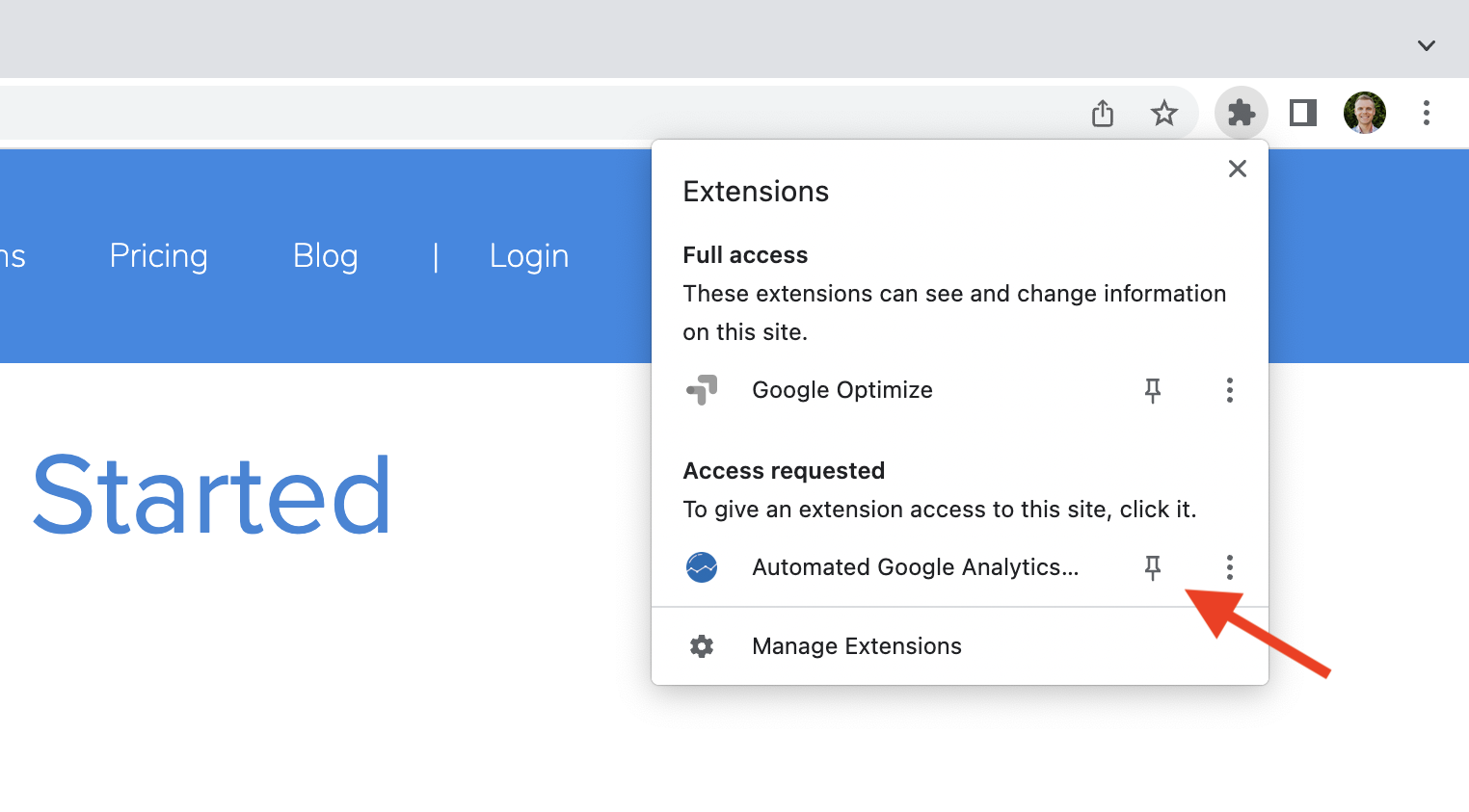Using annotations in Google Analytics to add context