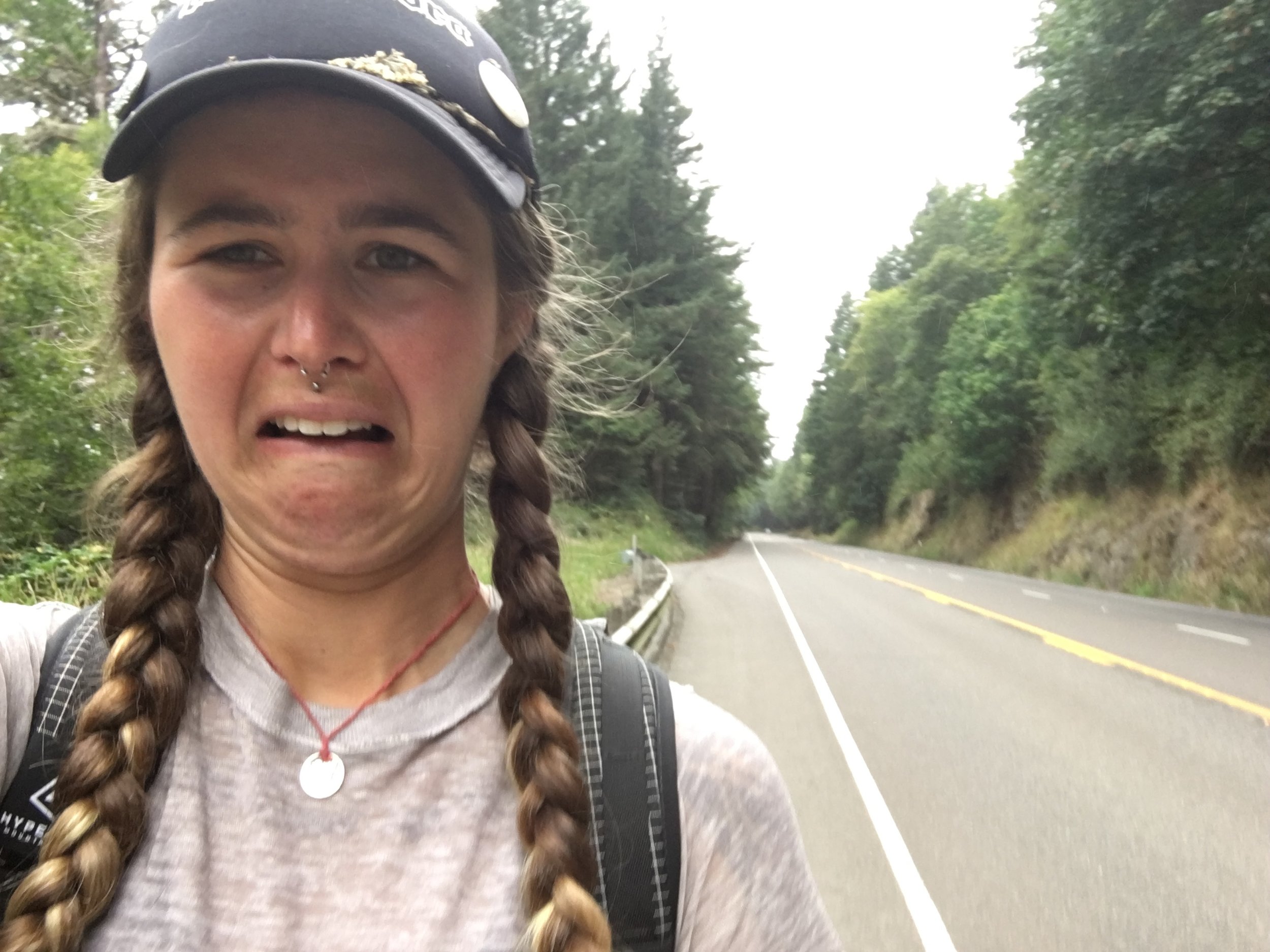 A good road walking face.