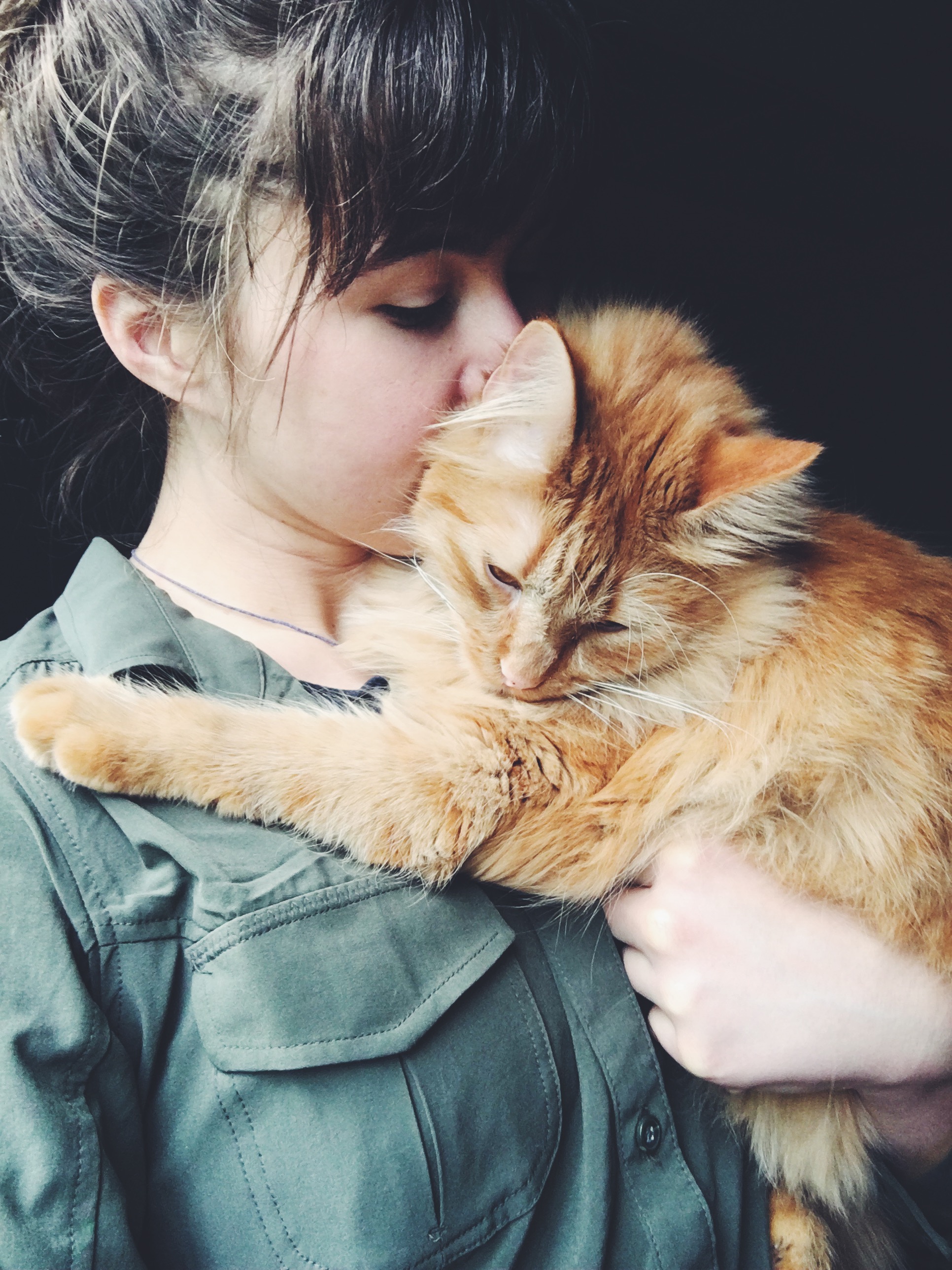 Cat approved sun shirt. DO YOU KNOW HOW HARD IT WAS TO FIND OLIVE GREEN?
