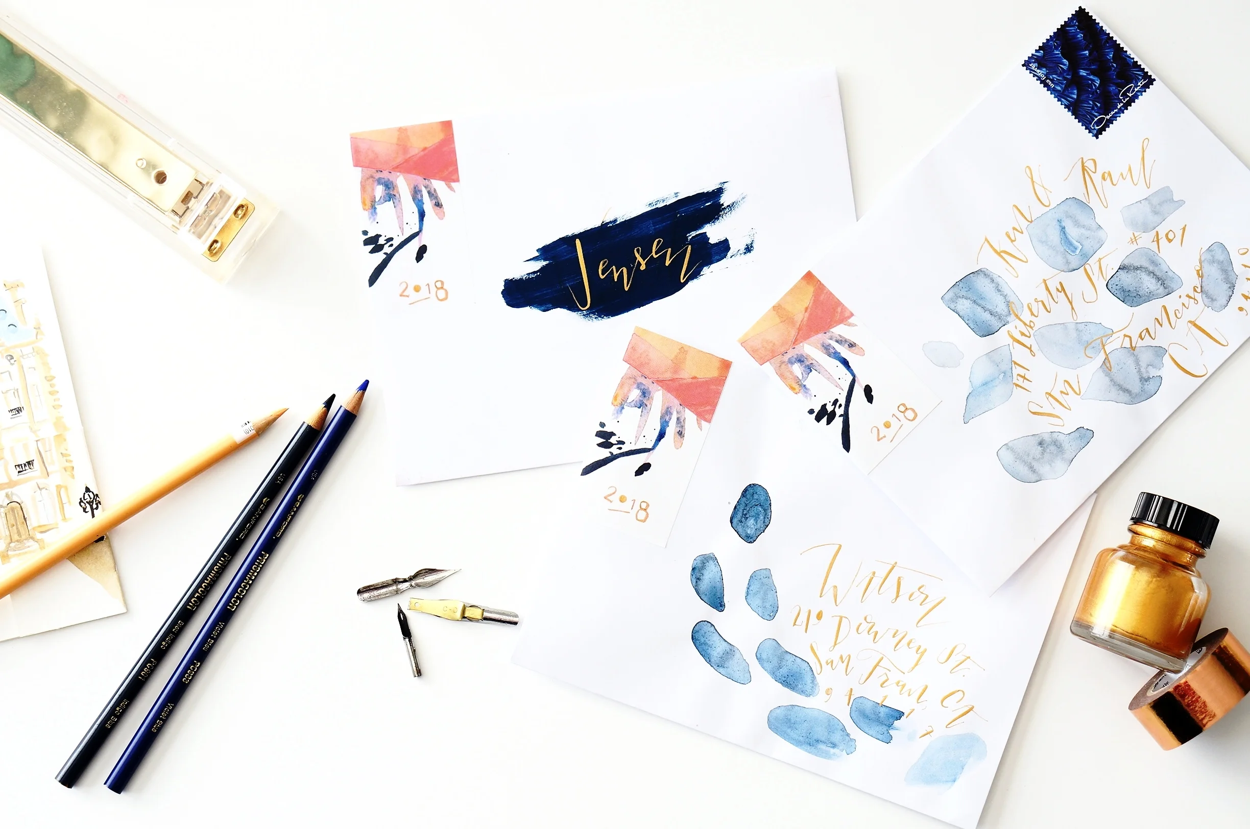 A GROOMED ASSORTMENT OF MODERN STATIONARY