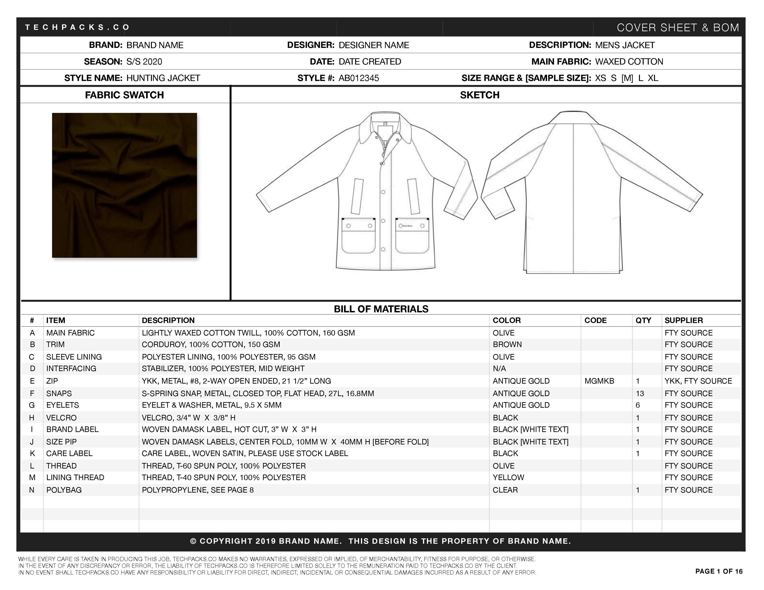 Swatch, PDF, Materials