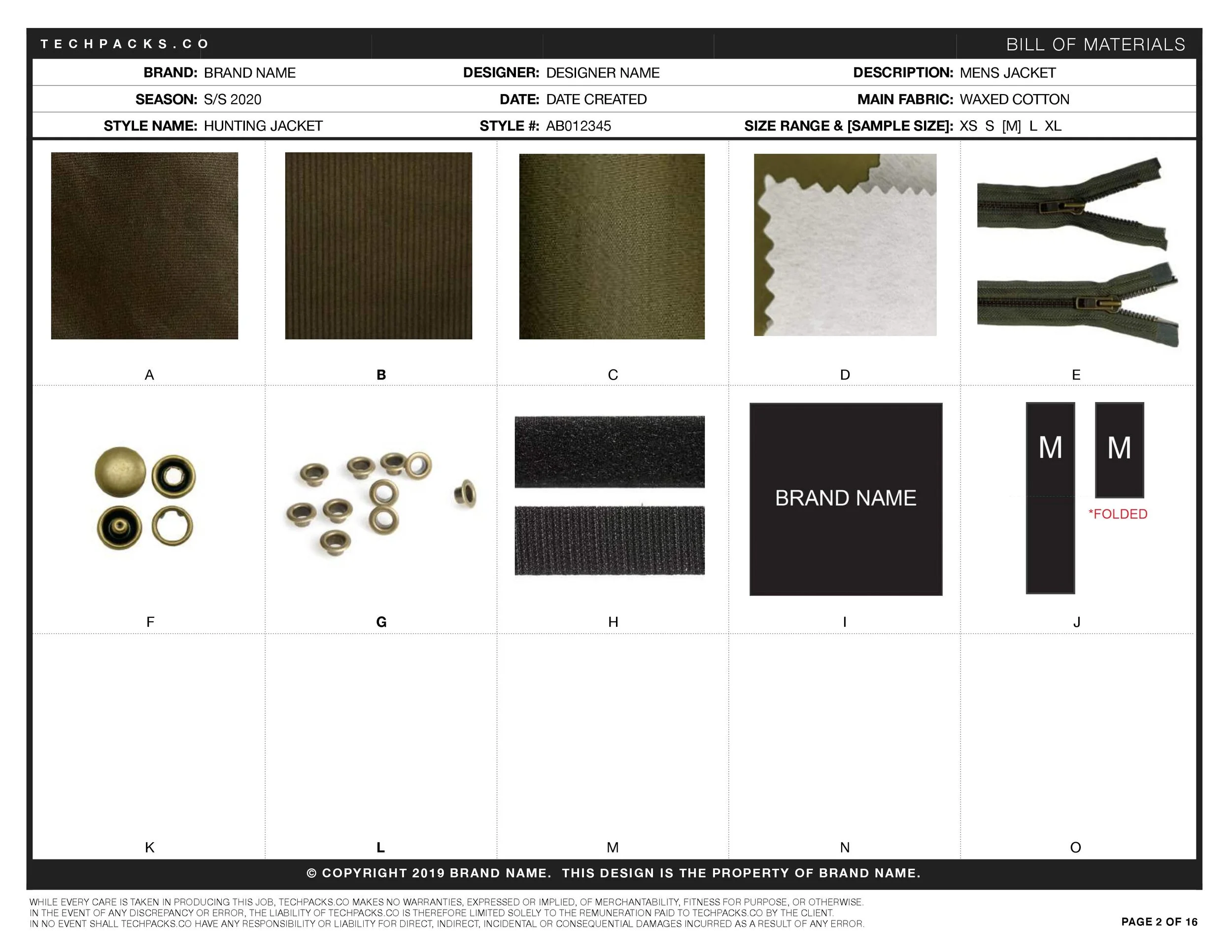 Construction Notes Tech Pack What is a Tech Pack? Essential Guide for Fashion Brands