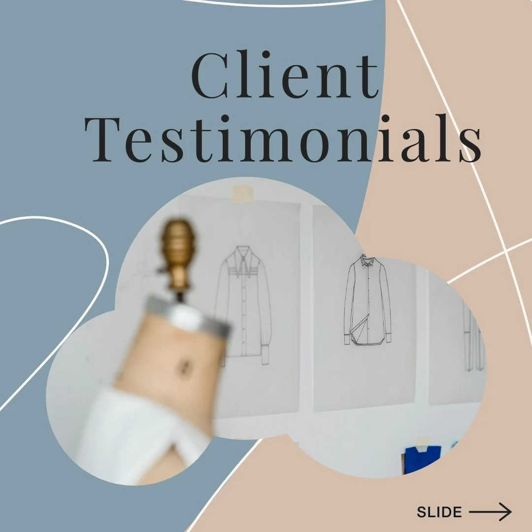 👗🌟 What Our Clients Say About Working With Us 🌟👗

Working with creative and innovative designers is what gets us out of bed in the morning. Coming from the fashion industry ourselves, we understand the challenges you face and the passion you put 