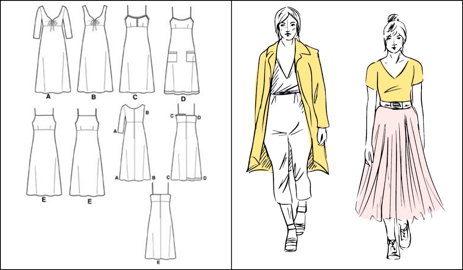 Top Fashion Technical Drawings, Flat Sketch Template Royalty Free SVG,  Cliparts, Vectors, And Stock Illustration. Image 141610882.