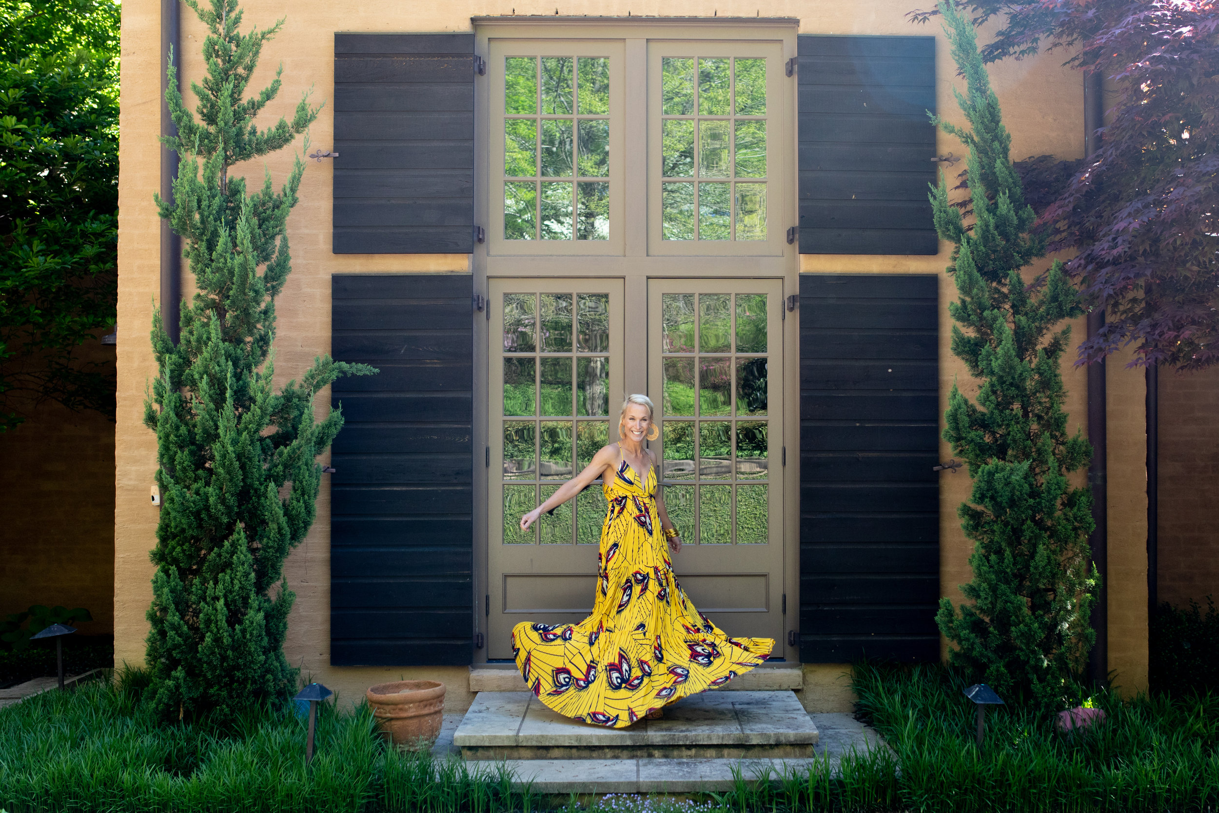 Wearing Weave Dress by BA&SH