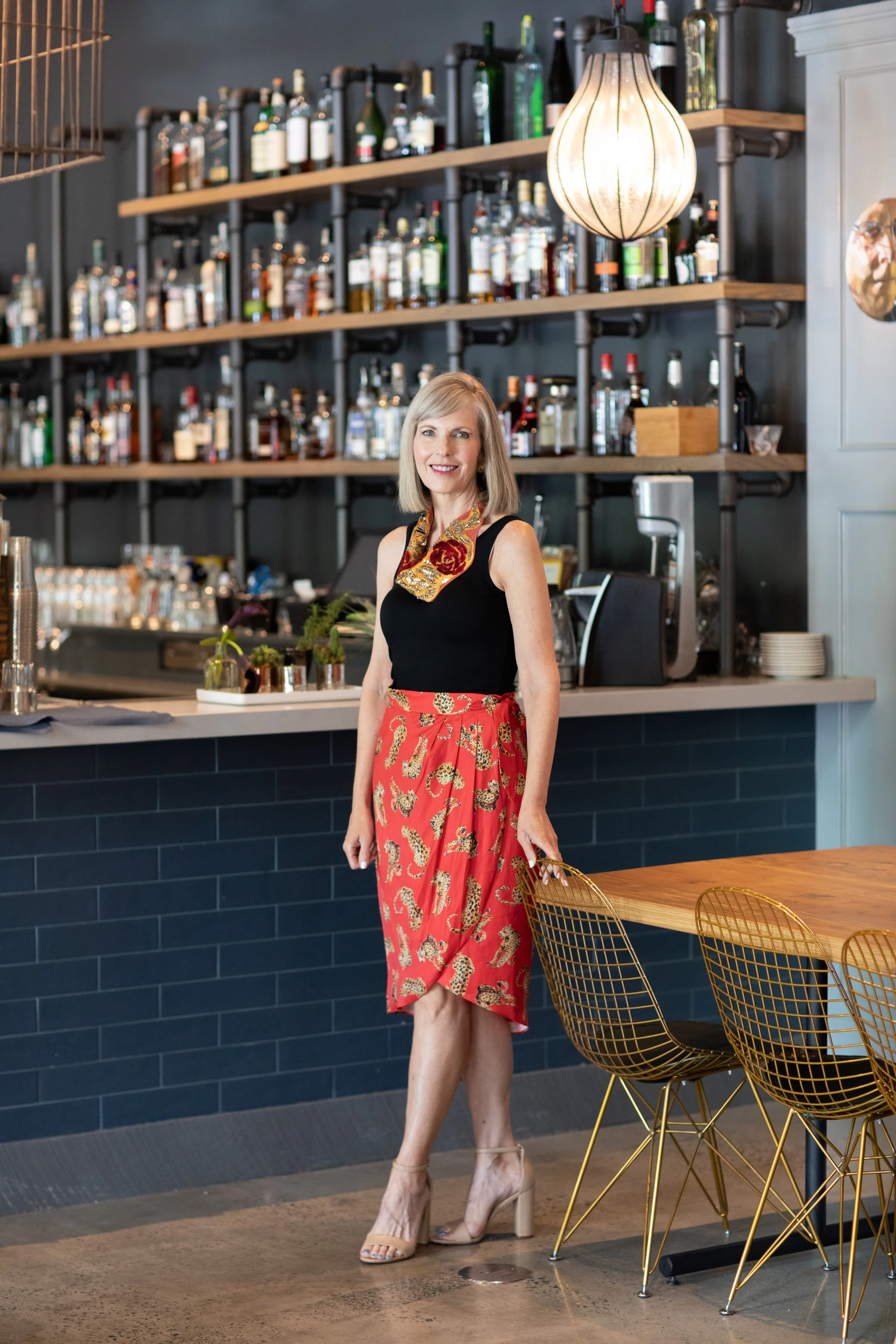 Necklace by Mignonne Gavigan, Elated Tank by Sen and Skirt by Hutch