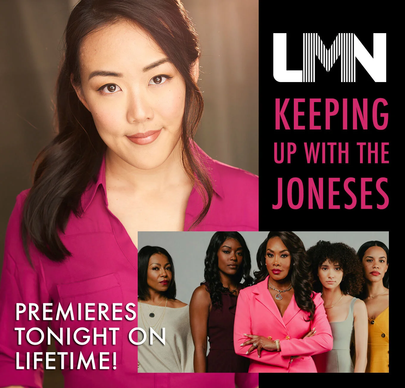 TONIGHT: Catch Raechel Wong on Keeping Up with the Joneses, Starring Vivica A. Fox