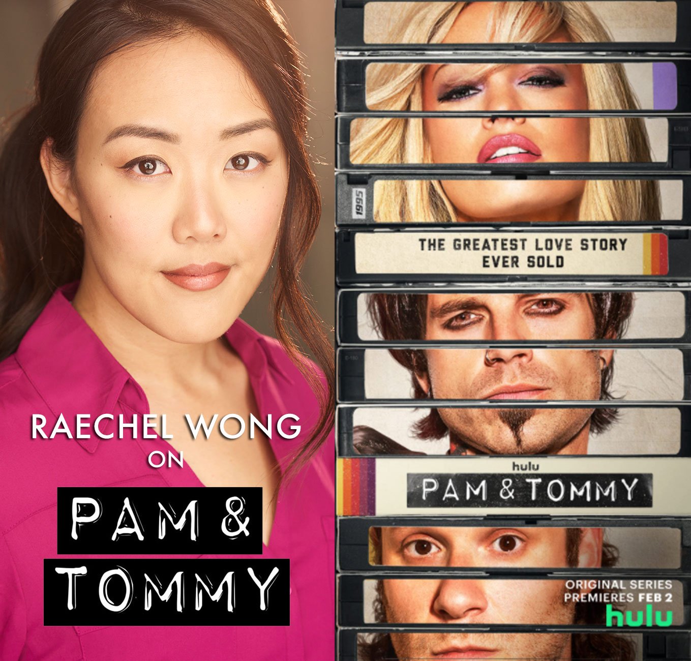 Don't Miss Raechel on Pam and Tommy on Hulu with Sebastian Stan and Lily James!