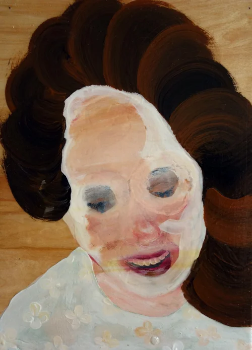 2014 Acrylic paint on panel 15"x11"x1"