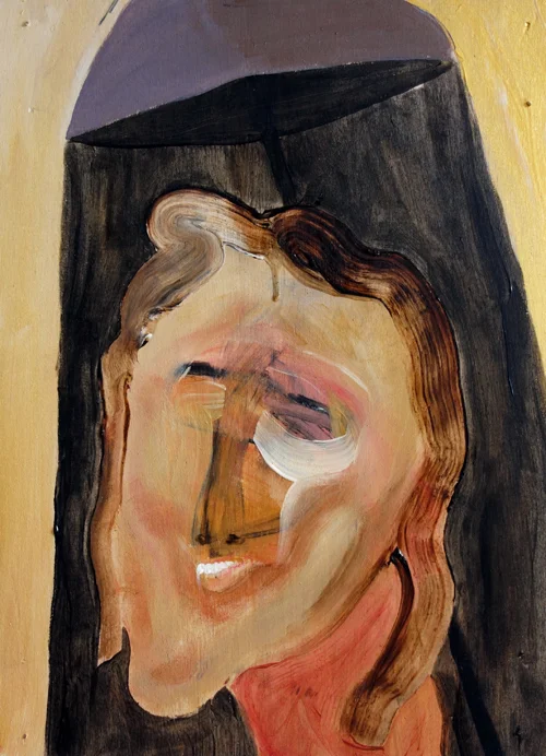 2014 Acrylic paint on panel 15"x11"x1"