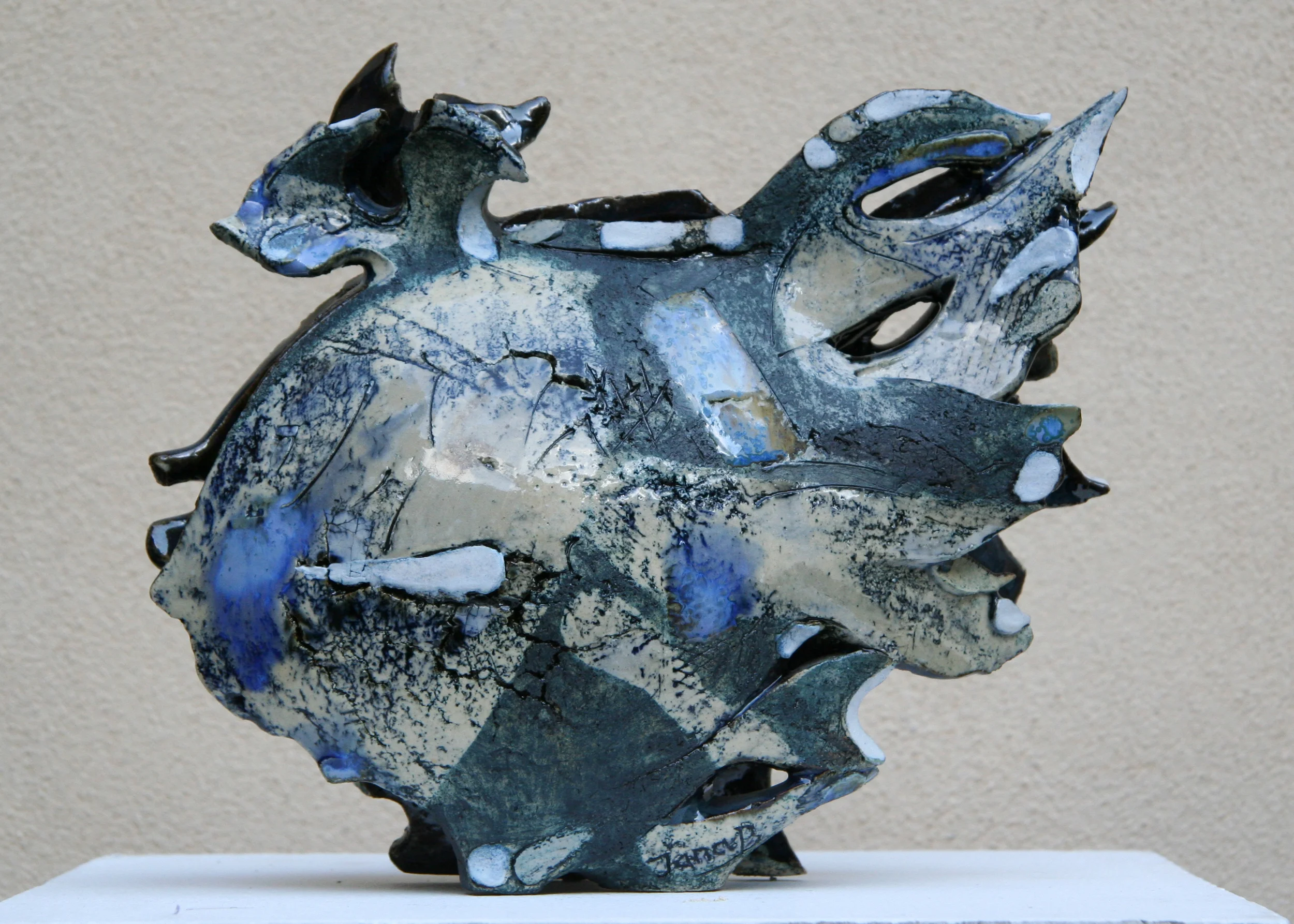 Poisson rare bleu H. 10 in.
