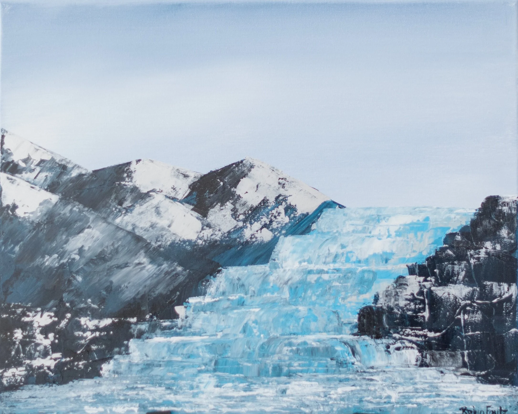 Cold Waterfall 16x20