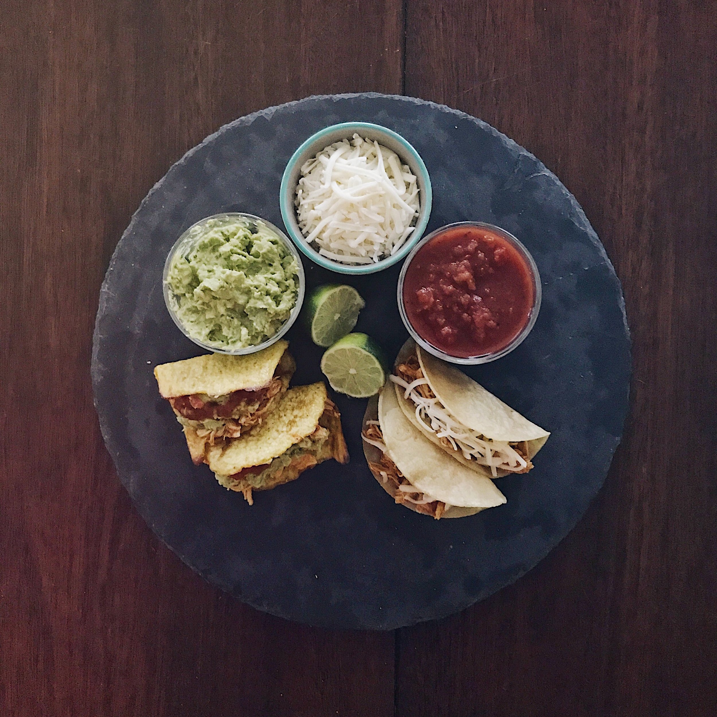 Simple AND healthy chicken tacos 