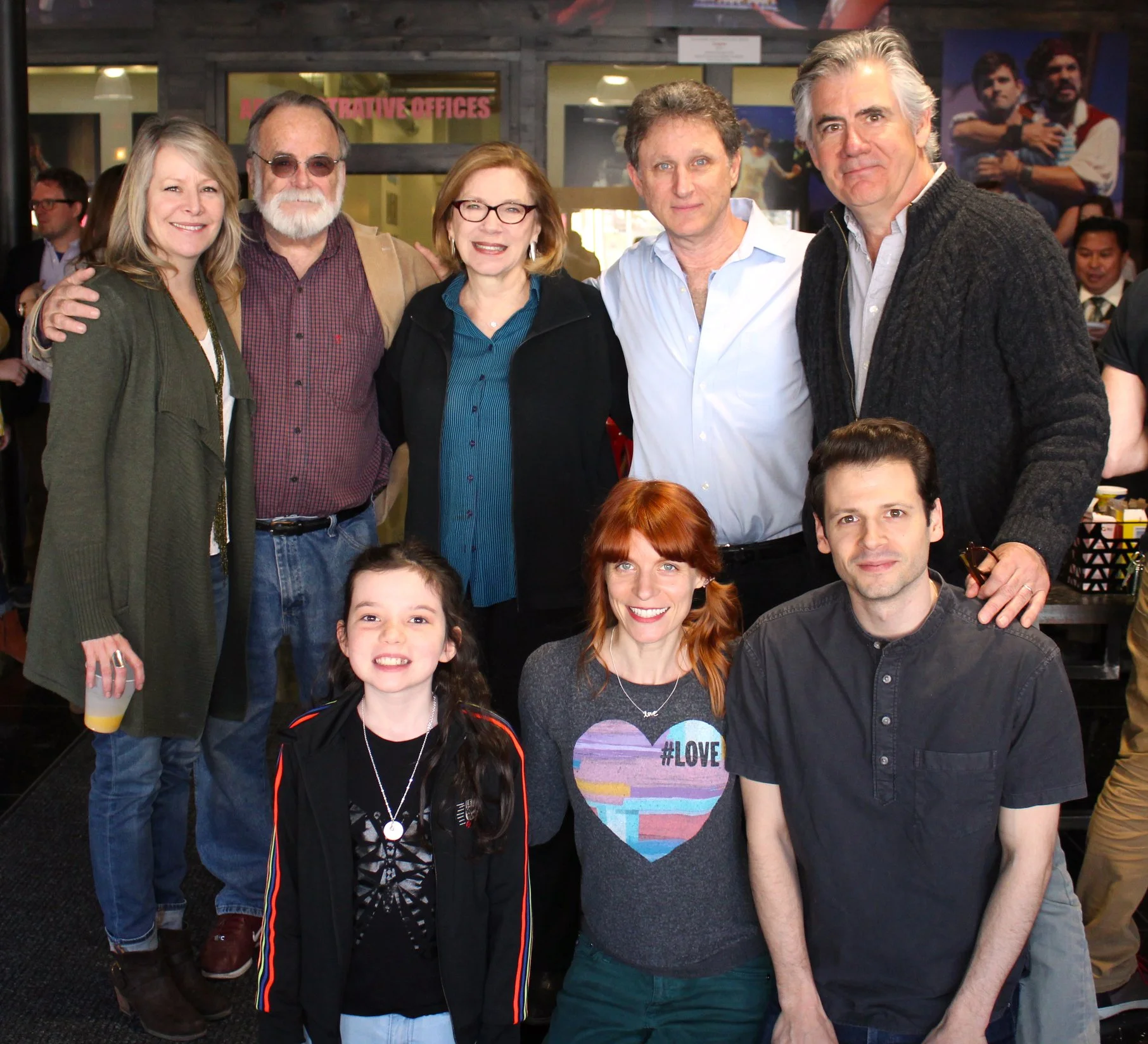 Tasha Lawrence as Mary, Playwright Mark St. Germain, Artistid Director Julianne Boyd, Director Matthew Penn, Kevin O'Rourke as Dr. Mills, Frankie Evans as Sarah, Keri Safran as Dr. Saltzer, Miles G. Jackson as Father Michael Mckuen. LEGENDS! https://barringtonstageco.org/Season-Shows/typhoid-mary/